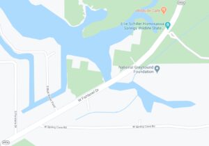 Homosassa River Restoration plan Phase 1 street map
