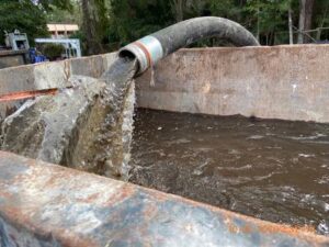 river dewatering cleanup